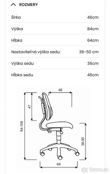 Nastaviteľný písací stôl Colorido +detská rastúca stolička - 6