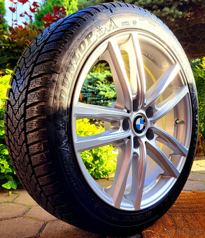 alu R18 5x112, senzory, zimné pneu 225/45, NOVÉ, BMW 3 - 6