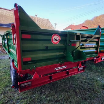 Vlečka, príves za traktor 5-tonový - 6