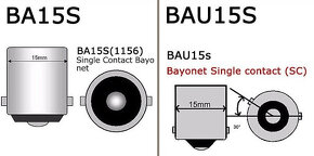 LED BA15S a BAU15S oranžové smerovky CANBUS - 6