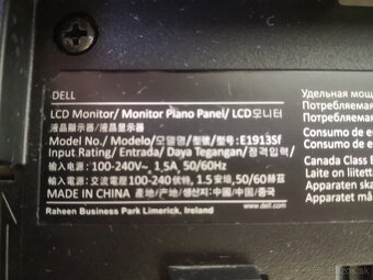Predám monitor Dell E1913S - 6