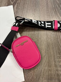 Karl Lagerfeld kožená crossbody kabelka - 6