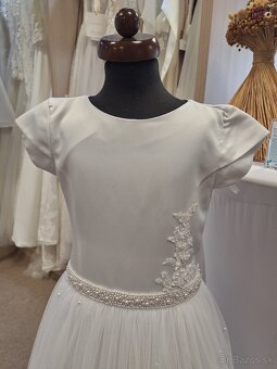 Šaty na prijímanie Nataša 140 a 146 - 6