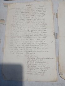 Staré 1868 ručne písané dokumenty - 6