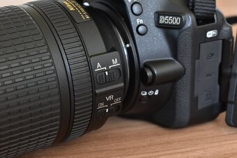 Nikon D5500 wifi - dotyk.disp. - 19 tis snimkov 18-140 VR AF - 6