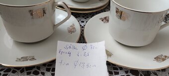 Porcelánové šálky 2 sady - 6