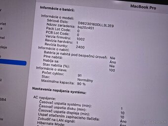 Macbook Pro 13 2022 s M2 procesorom 16gb ram a 512gb ssd dis - 6