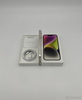 iPhone 14 128GB Starlight KOMPLET (100% Batéria) + DARČEK - 6