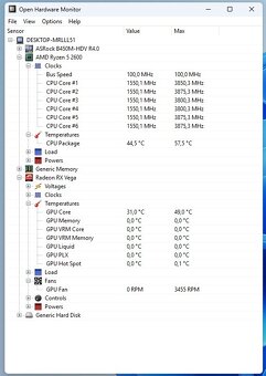 Herný PC,Ryzen 5 2600,RX VEGA 64 8GB,16GB RAM,M.2 - 6
