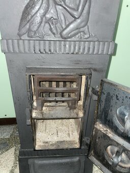 Nórska liatinova piecka - 6