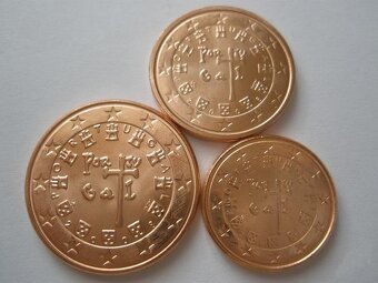 1,2,5 eurocenty ,euromince, euro, ju€ centy - UNC. - 6