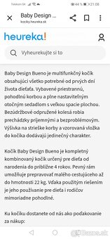 Kočík baby design sivy - 6