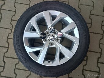 Orig. sada Audi, VW, Škoda, Seat 5x112 R17 + pneu 215/55 R17 - 6