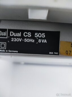 Dual CS 505 BELT DRIVE - 6