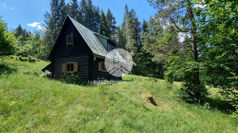 Rekreačný pozemok s drevenicou – Hronec - príroda, výhľady, - 6