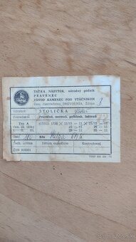 Predám veľký starožitný roztahovaci stôl cena 50 eur. - 6