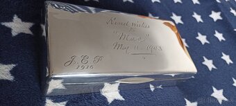 Investičné striebro-šperkovnica/humidor–UK-582g-REZERVOVANÉ - 6