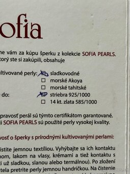 PERLOVÝ NÁHRDELNÍK dĺžka 45 cm, Ag - 6