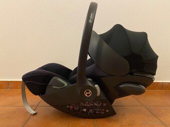 Autosedačka - vajíčko Cybex cloud G i-size gold Maxic black - 6