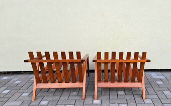 Retro designová kresla 2ks - 6