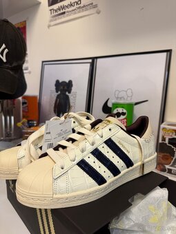 Adidas × Wales Bonner Superstar White Navy - 6