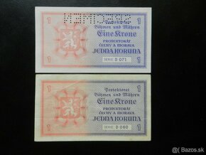 Bankovky protektorát 4 - 6