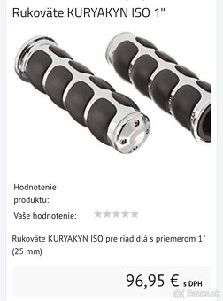 Rukoväte riadítka na chopper - 6