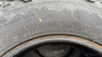 Predám použité pneu 235/85 R16 BFGoodrich All terrain - 6