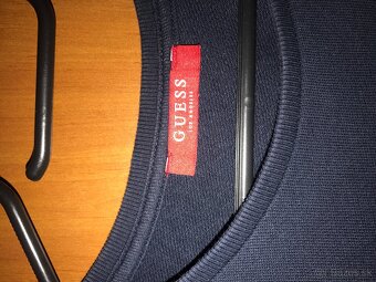 GUESS originál kráľovská Modra damske tricko S/M - 6