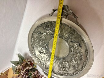 Stará Nemecka cinova ryta misa značená - 6