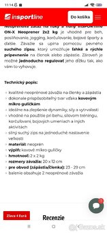 Závažia na členky - 6