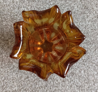 Váza Taraba 20 cm, hutní sklo, sklárna Lednické Rovne - 6