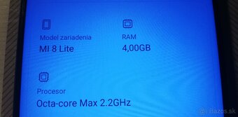 Mi 8 Lite - 4/64/Android 10 - 6