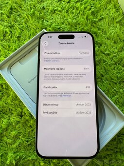 iPhone 15 pro 128gb blue titanium - 6