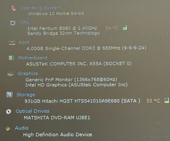 Notebook Asus K53U - 6