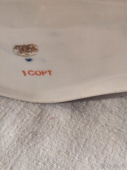 Nádherná vintage porcelánová šperkovnice, dóza - Gzhel, SSSR - 6