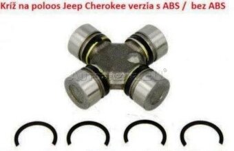 Jeep Cherokee Wrangler Commander Kríž uloženie Hardyspojka - 6