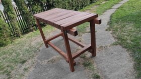 Pracovný stôl drevo - 6