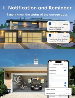 Meross Smart WLAN otvárač garážových brán - 6