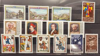 Známky Lichtenštajnsko 3 - 6