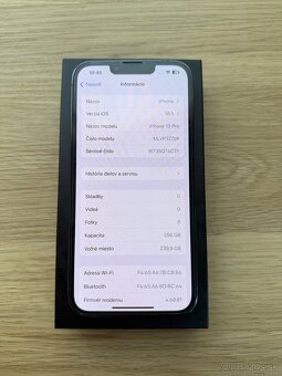 iPhone 13 pro Sierra Blue 256GB - 100% zdravie batérie - 6