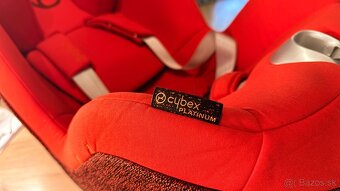 cybex base Z platinu + autosedazka Z platinum červená - 6