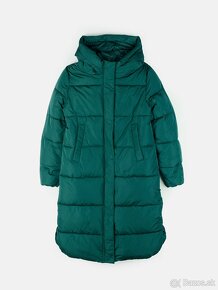 Zimná bunda dlhá, zelená - 6