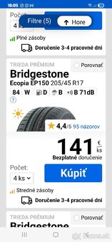 Predám letné pneumatiky Bridgestone - 6