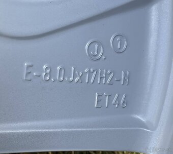 Orig. Alu disky. Audi 5x112 8jx17 ET46 skoda VW Audi SEAT - 6