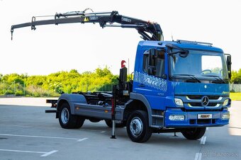 MERCEDES 1218 NOVÝ HÁKOVÝ NOSIČ KONTAJNEROV HYDRAULICKÁ RUKA - 6