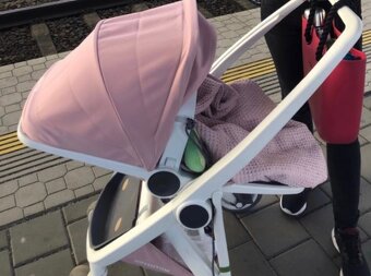 Ružový športový kočík Greentom Reversible Blossom, 60 E - 6