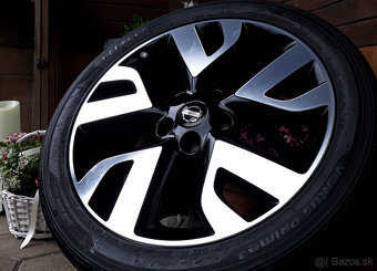 alu R18 5x114,3 orig. NISSAN /+ Renault + Dácia, pneu 215/55 - 6