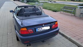 BMW 330i, Ci, Cabrio, 6st, manuál, 170kw, e46, pôvodný stav - 6