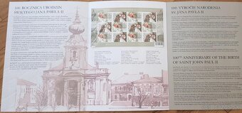 2020 100 rokov Jan Pavol 2 spolocne vydanie Polsko Vatikan - 6